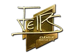 Sticker | felps (Gold) | Boston 2018