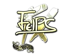 Sticker | felps (Gold) | Paris 2023