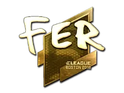 Sticker | fer (Gold) | Boston 2018