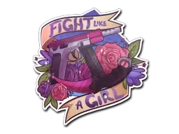 Sticker | Fight like a Girl