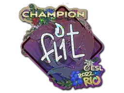 Sticker | FL1T (Glitter, Champion) | Rio 2022