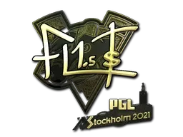 Sticker | FL1T (Gold) | Stockholm 2021