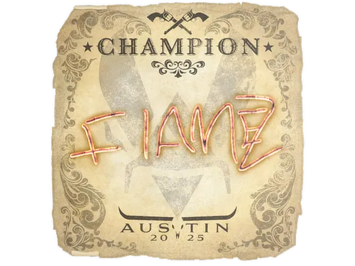 Sticker | FlameZ (Champion) | Austin 2025