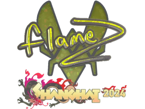 Sticker | FlameZ (Glitter) | Shanghai 2024