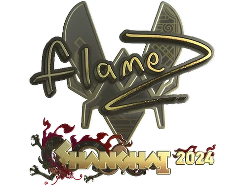 Sticker | FlameZ (Gold) | Shanghai 2024