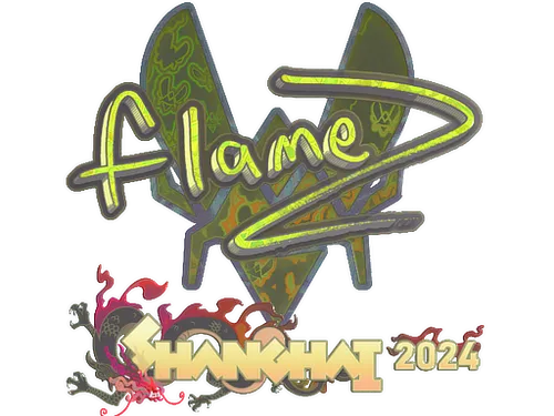 Sticker | FlameZ (Holo) | Shanghai 2024