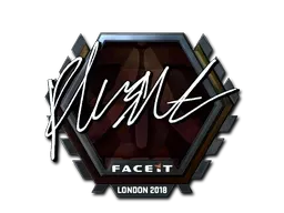 Sticker | flusha (Foil) | London 2018