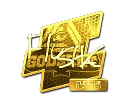 Sticker | flusha (Gold) | Atlanta 2017