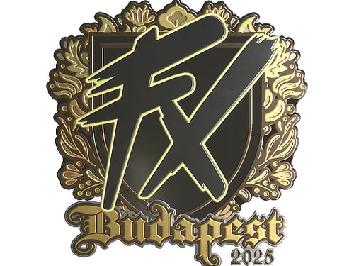 Sticker | Fluxo (Gold) | Budapest 2025