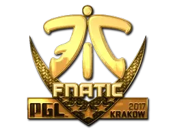 Sticker | Fnatic (Gold) | Krakow 2017