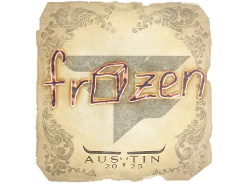 Sticker | frozen | Austin 2025