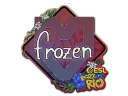 Sticker | frozen (Glitter) | Rio 2022