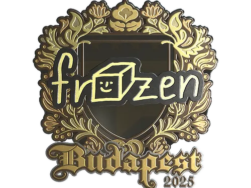 Sticker | frozen (Gold) | Budapest 2025