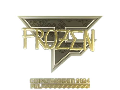 Sticker | frozen (Gold) | Copenhagen 2024