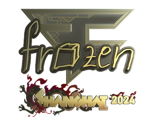 Sticker | frozen (Gold) | Shanghai 2024