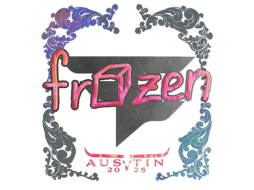 Sticker | frozen (Holo) | Austin 2025
