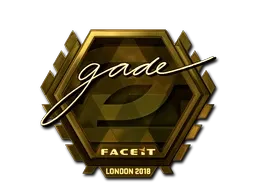 Sticker | gade (Gold) | London 2018