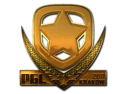 Sticker | Gambit (Gold) | Krakow 2017