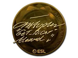 Sticker | GeT_RiGhT (Gold) | Katowice 2019