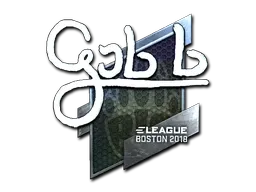 Sticker | gob b (Foil) | Boston 2018