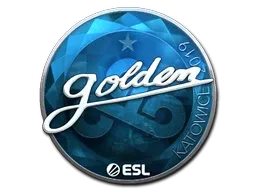 Sticker | Golden (Foil) | Katowice 2019