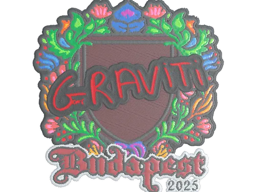 Sticker | Graviti (Embroidered) | Budapest 2025