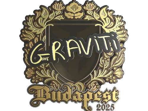 Sticker | Graviti (Gold) | Budapest 2025