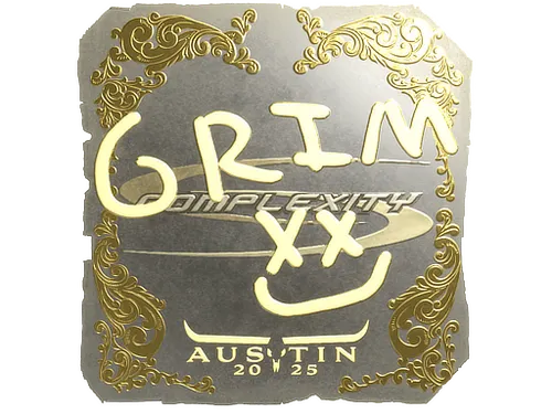 Sticker | Grim (Gold) | Austin 2025