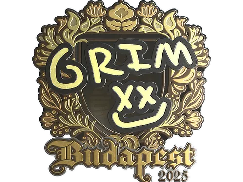 Sticker | Grim (Gold) | Budapest 2025