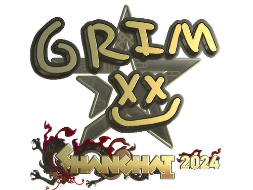 Sticker | Grim (Gold) | Shanghai 2024