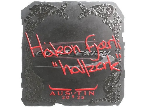 Sticker | hallzerk (Foil) | Austin 2025