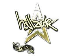 Sticker | hallzerk (Gold) | Paris 2023