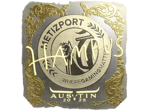Sticker | hampus (Gold) | Austin 2025