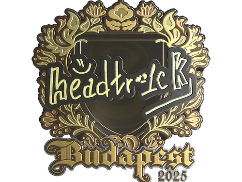 Sticker | headtr1ck (Gold) | Budapest 2025
