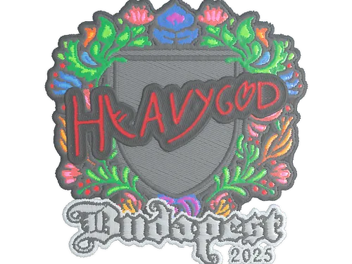 Sticker | Heavygod (Embroidered) | Budapest 2025
