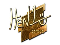 Sticker | HEN1 (Gold) | Boston 2018