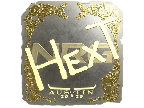 Sticker | HexT (Gold) | Austin 2025