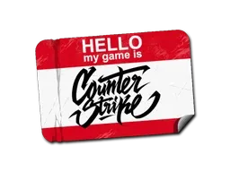 Sticker | Hi, My Game Is