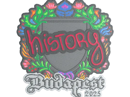 Sticker | History (Embroidered) | Budapest 2025
