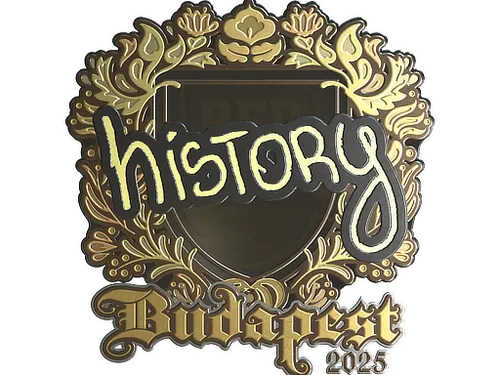 Sticker | History (Gold) | Budapest 2025