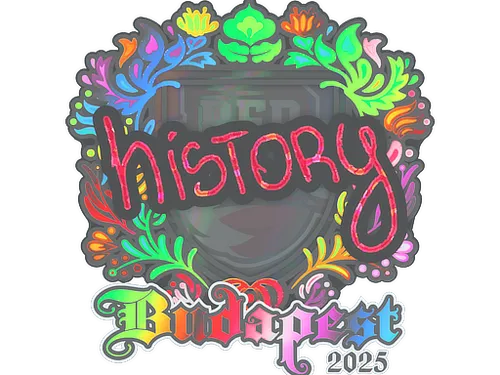 Sticker | History (Holo) | Budapest 2025