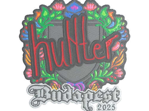 Sticker | huNter- (Embroidered) | Budapest 2025