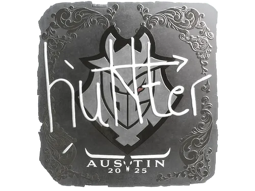 Sticker | huNter- (Foil) | Austin 2025