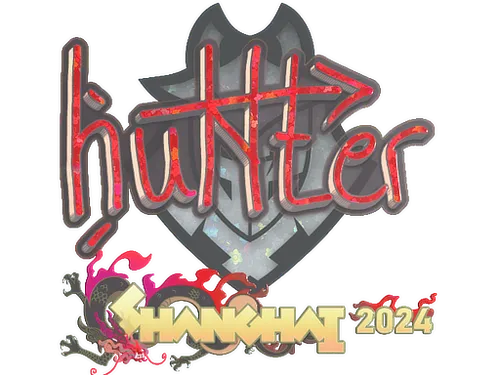 Sticker | huNter- (Glitter) | Shanghai 2024