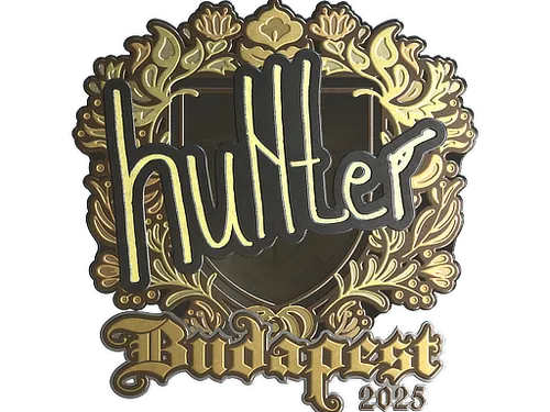 Sticker | huNter- (Gold) | Budapest 2025