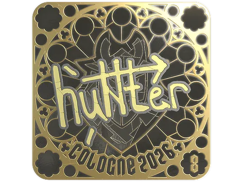 Sticker | huNter- (Gold, Ranked) | Cologne 2026