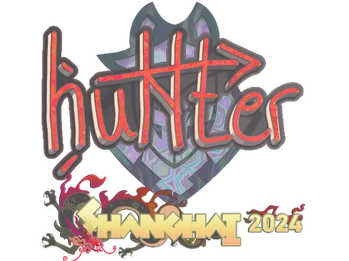 Sticker | huNter- (Holo) | Shanghai 2024