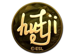 Sticker | hutji (Gold) | Katowice 2019