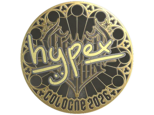 Sticker | hypex (Gold) | Cologne 2026