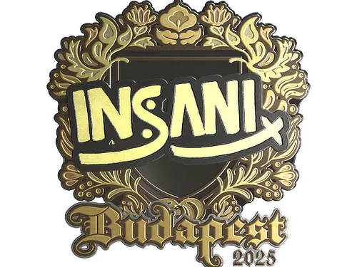 Sticker | insani (Gold) | Budapest 2025